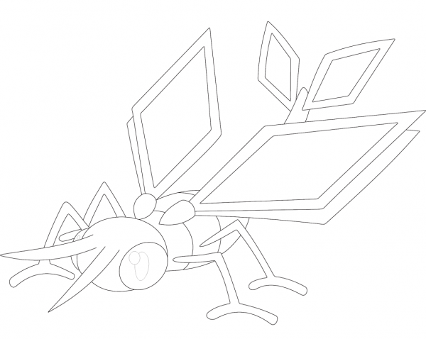 Vibrava coloring page image