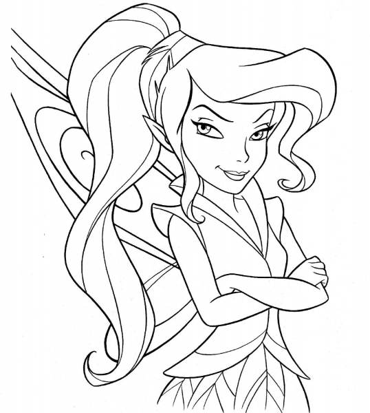 Vidia coloring page image
