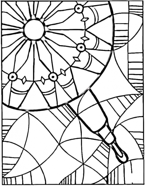 View in Kaleidoscope  coloring page image