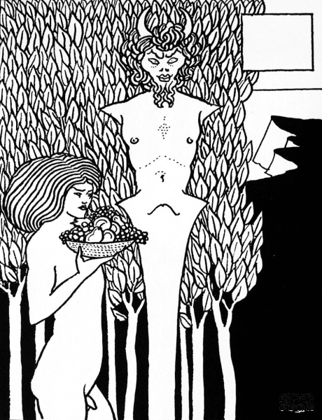 Vignette from Le Morte d’Arthur 14 coloring page image
