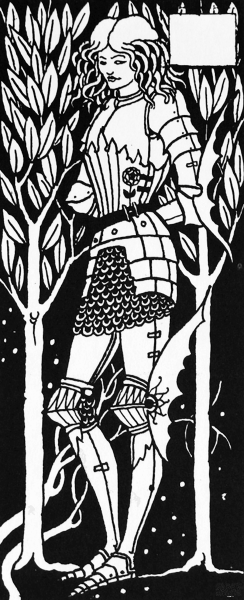 Vignette from Le Morte d’Arthur 16 coloring page image