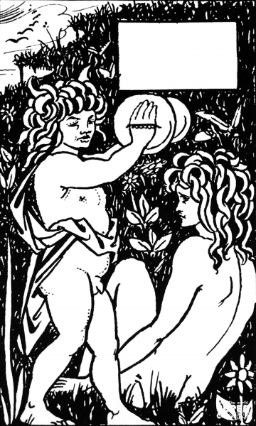 Vignette from Le Morte d’Arthur 3 coloring page image