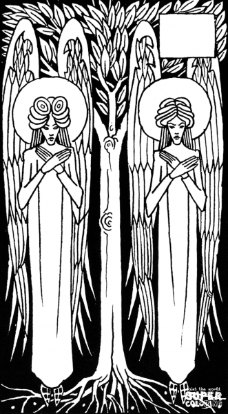 Vignette from Le Morte d’Arthur 8 coloring page image