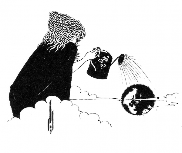 Vignette from St  Pauls 1894 coloring page image