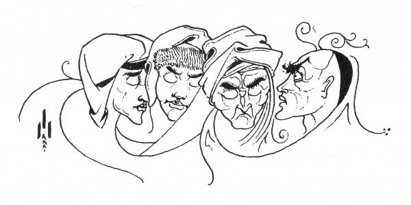 Vignette in Bon Mots of Smith and Sheridan coloring page image
