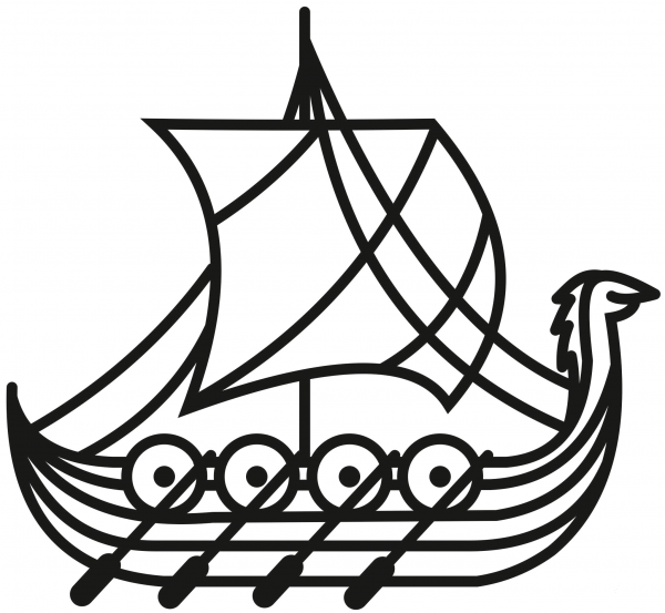 Viking Boat coloring page - ColouringPages