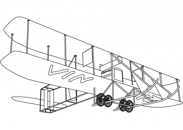 Vin Fiz Flyer coloring page image
