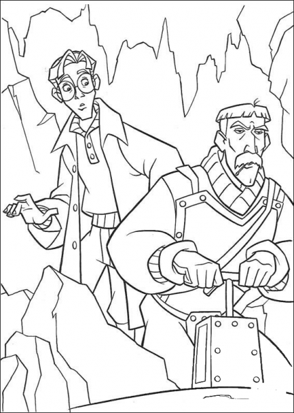 Vinny is ready to blast  coloring page image