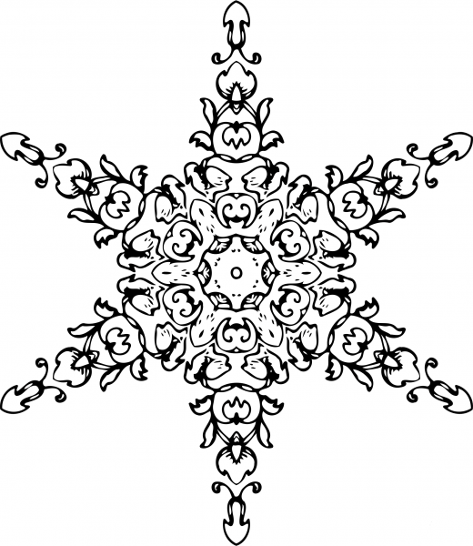 Vintage Abstract Design coloring page image