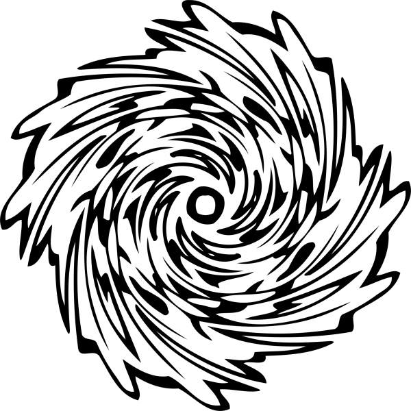 Vintage Abstract Design coloring page image