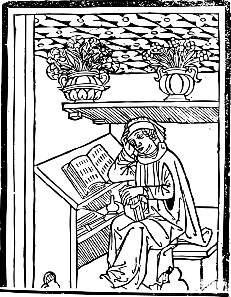 Vintage Aesop coloring page image