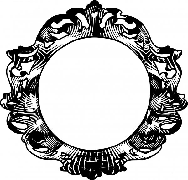 Vintage African Frame coloring page image