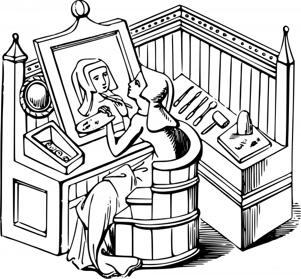 Vintage Artist coloring page image