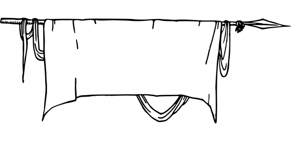 Vintage Banner coloring page image