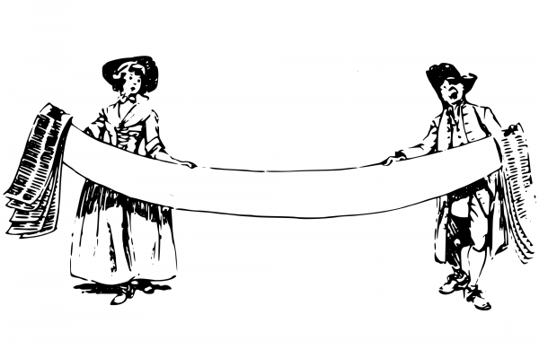 Vintage Banner coloring page image
