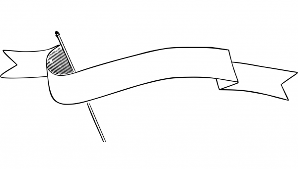 Vintage Banner coloring page image