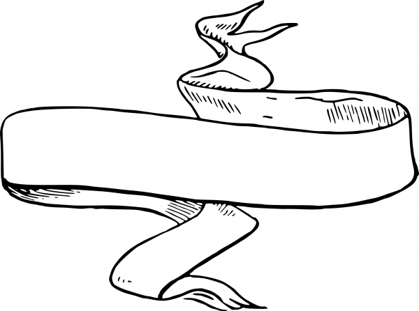 Vintage Banner coloring page image