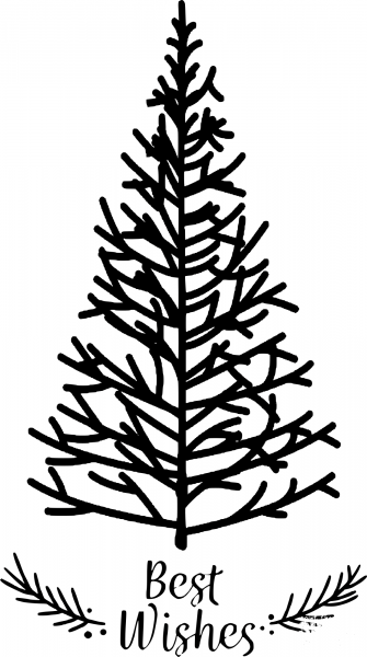 Vintage Best Wishes coloring page image