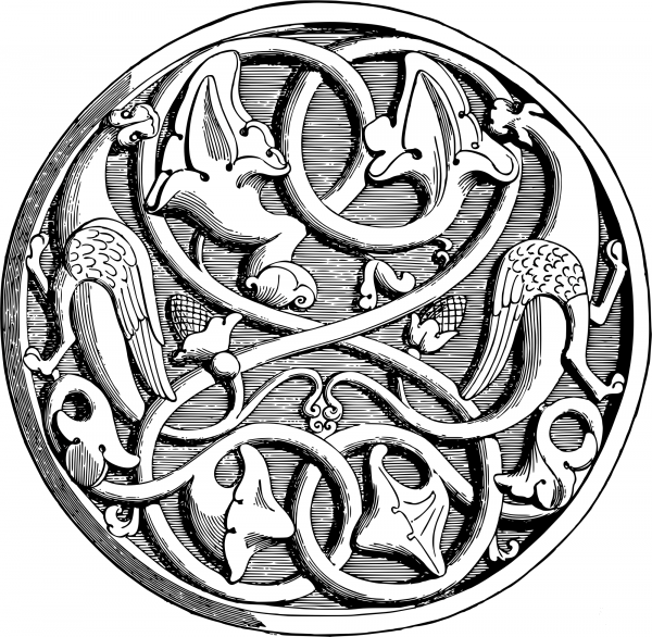 Vintage Bible Ornament coloring page image