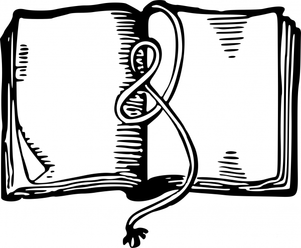 Vintage Book coloring page image