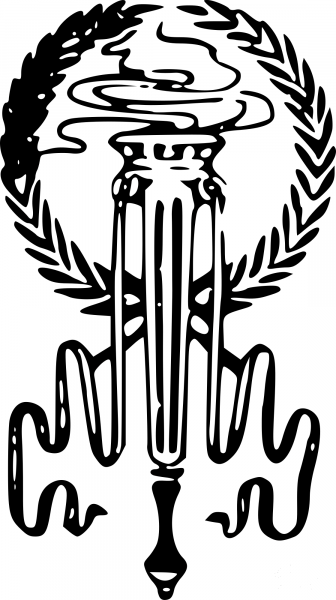 Vintage Book Decoration Lamp coloring page image