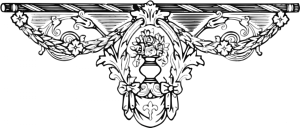 Vintage Book Decoration Vase coloring page image