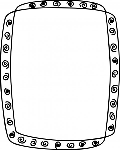 Vintage Border coloring page image
