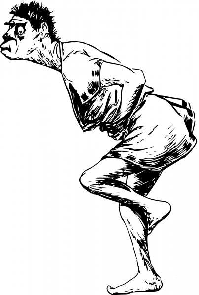 Vintage Comic Character – Mad Man coloring page image