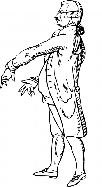 Vintage Comic Character – The Judge coloring page image