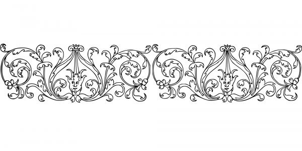 Vintage Decorative Divider coloring page image