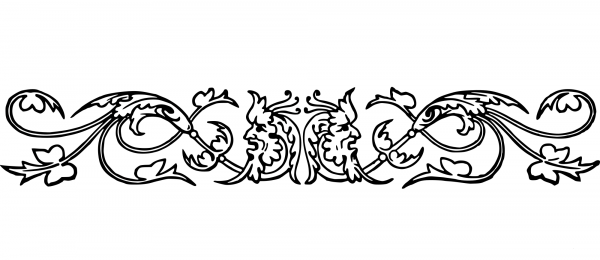 Vintage Decorative Divider coloring page image