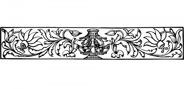 Vintage Decorative Divider coloring page image