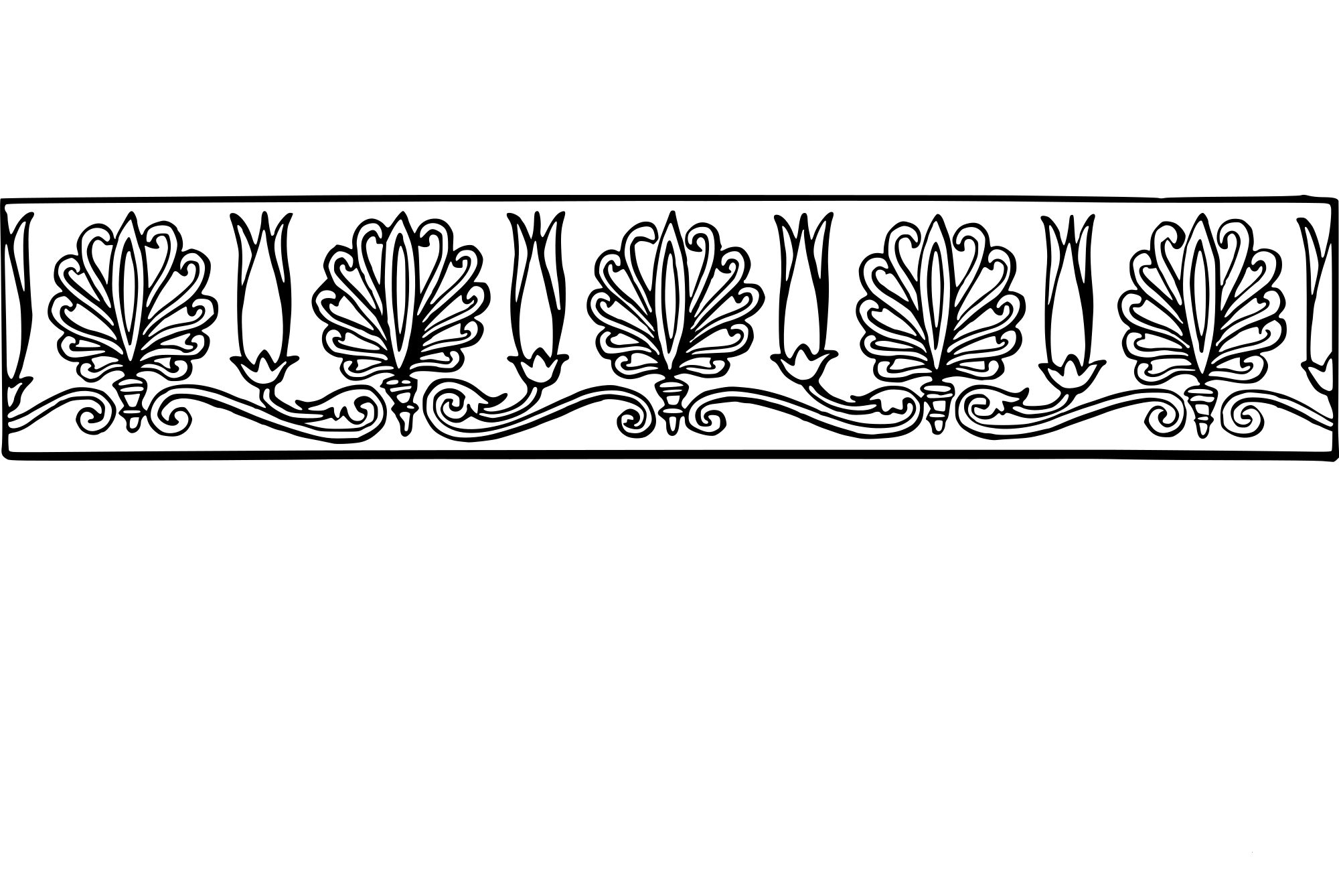 Vintage Decorative Divider coloring page - ColouringPages