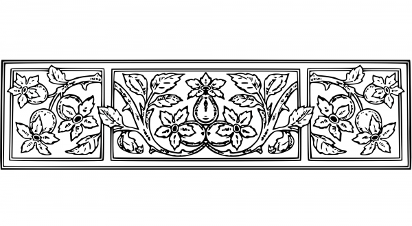 Vintage Decorative Divider coloring page image