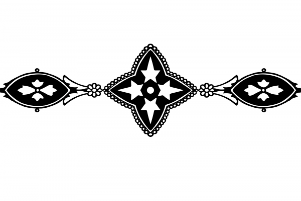Vintage Decorative Divider coloring page image