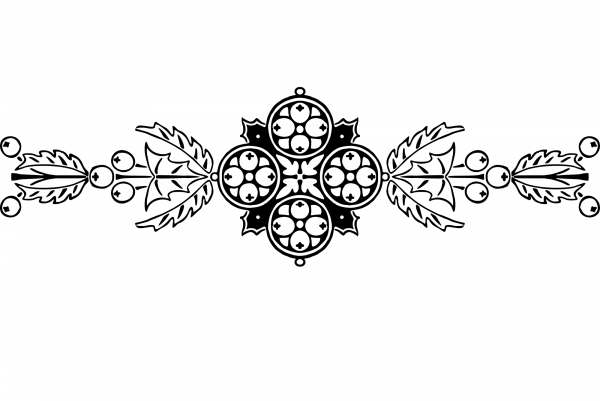 Vintage Decorative Divider coloring page image