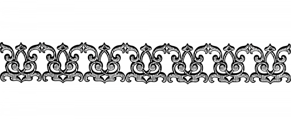 Vintage Decorative Divider coloring page image