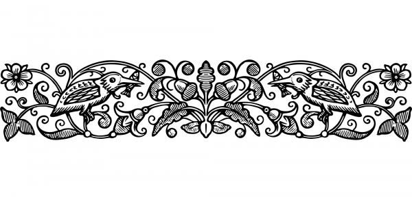 Vintage Decorative Divider coloring page image