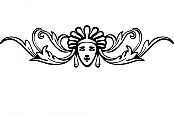 Vintage Decorative Divider coloring page image