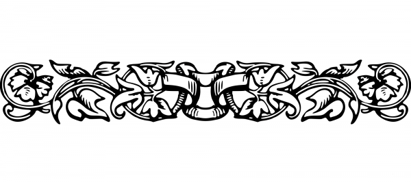 Vintage Decorative Divider coloring page image