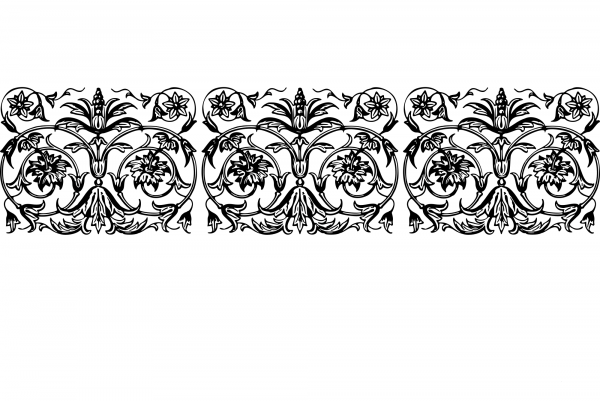 Vintage Decorative Divider coloring page image