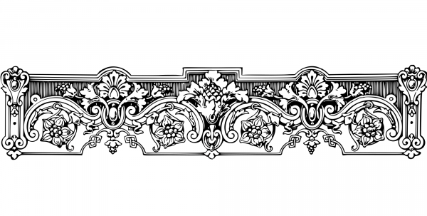 Vintage Decorative Divider coloring page image