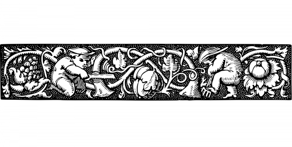 Vintage Decorative Divider coloring page image