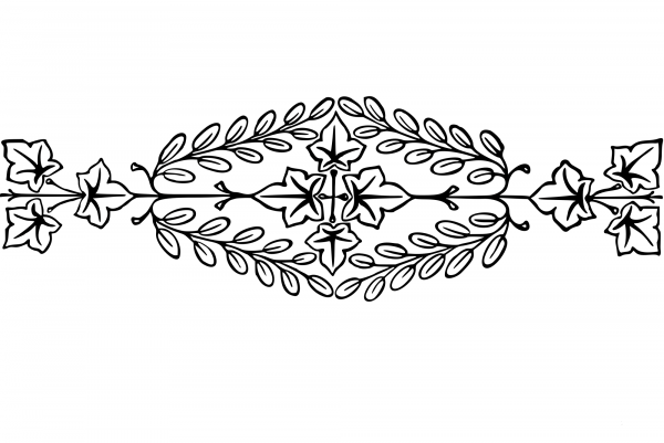 Vintage Decorative Divider coloring page image