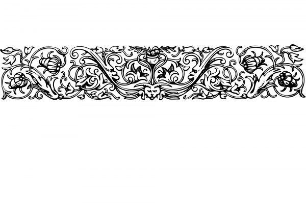 Vintage Decorative Divider coloring page image