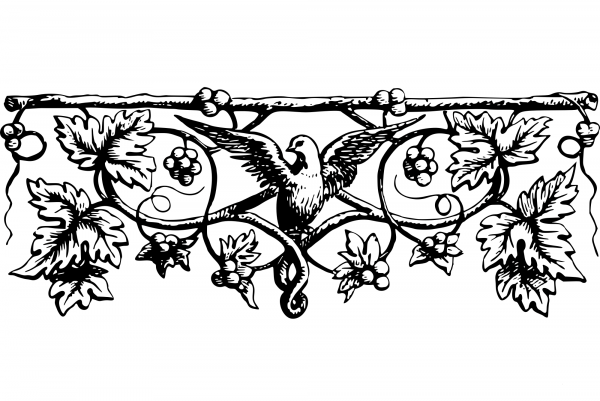 Vintage Decorative Divider coloring page image