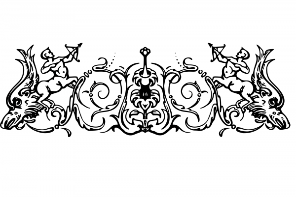 Vintage Decorative Divider coloring page image