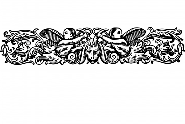 Vintage Decorative Divider coloring page image
