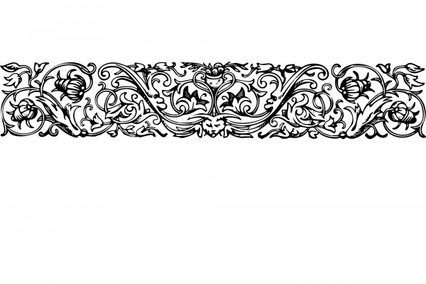 Vintage Decorative Divider coloring page image