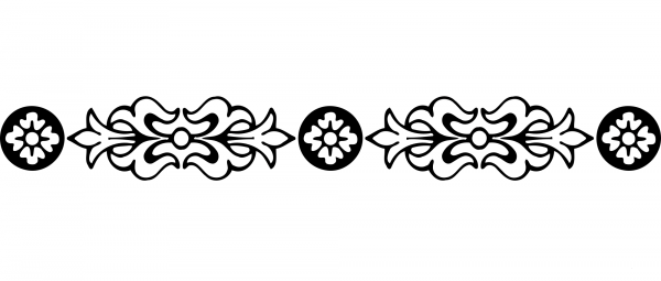 Vintage Decorative Divider coloring page image